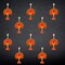 10 Ct. Lotus Hangings for Home Decor, Lotus Backdrop Hanging, Lotus Cutout, Pooja Decor, Diwali Decoration, Wedding, Diwali Decor, Wall Decor,